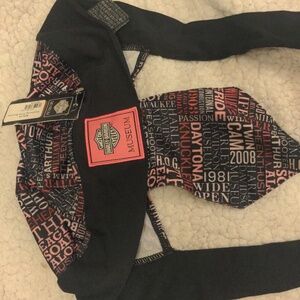 Harley Davidson Black and Pink Rumble Headwrap. One Size. NWT